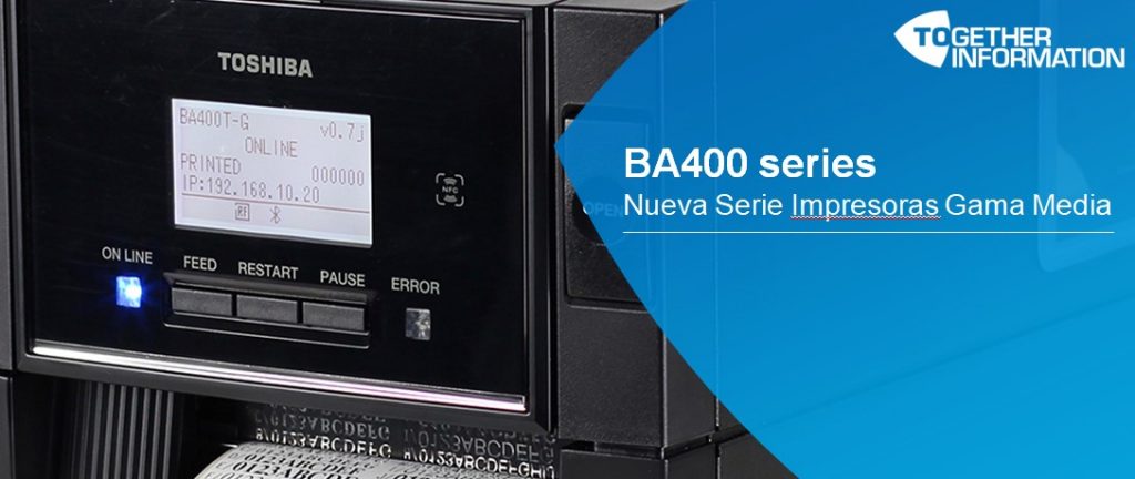 Nueva generacion de impresoras Toshiba Tec Serie BA400